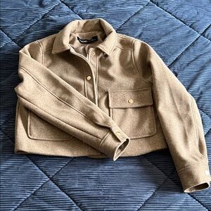 Ci Sono Tan Bomber Jacket